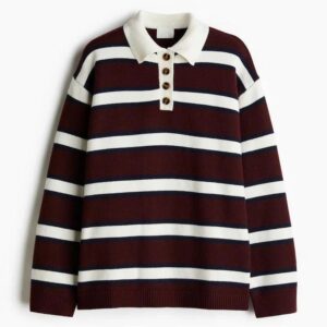 full slive polo white brown colouer Tshirt