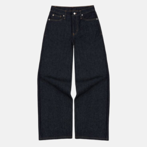 dark blue jeans loose fit H&M