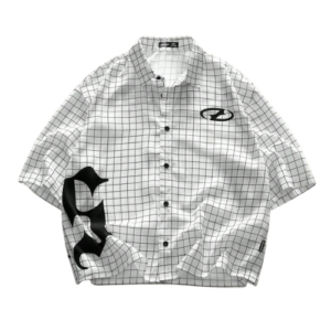 half sleeve over size shirt